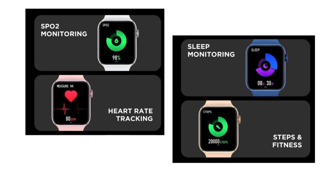 Fire-Boltt Visionary Health Tracking Features